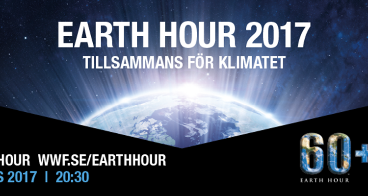 Earth Hour - lördag 25 mars 20:30